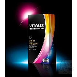 R&S Consumer goods GmbH Презервативы VITALIS premium №12 Color & flavor 4135VP