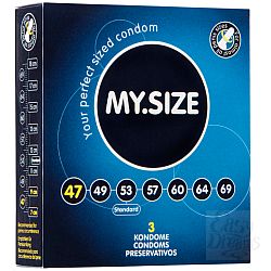  Презервативы MY.SIZE №3 Размер 47 - 3 шт.