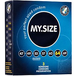  Презервативы MY.SIZE №3 Размер 64 - 3 шт.