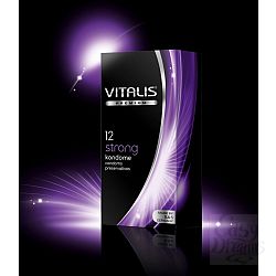  Презервативы с утолщённой стенкой VITALIS premium №12 Strong - 12 шт.