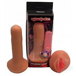 Нежный мастурбатор-вагина с вибрацией Нежный мастурбатор-вагина с вибрацией