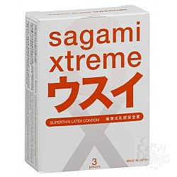  Презервативы Sagami Xtreme SUPERTHIN (3 шт.)