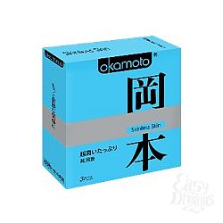 OKAMOTO Презервативы OKAMOTO Skinless Skin Super lubricative   3 89696Ok