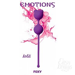  Фиолетовые вагинальные шарики Emotions Foxy