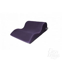  Фиолетовая большая подушка для любви Liberator Retail Hipster с чехлом из вельвета