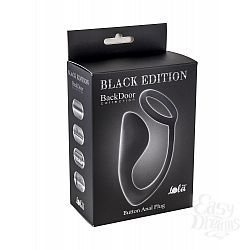 "Lola Toys Back Door Collection Black Edition"        Button Anal Plug Black 4216-01Lola