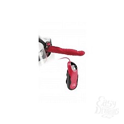 PipeDream    Vibrating 8" Dildo Red