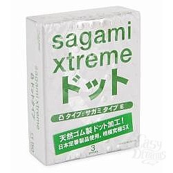 Классика Групп Презервативы Sagami №3 Xtreme Dotts 0,02