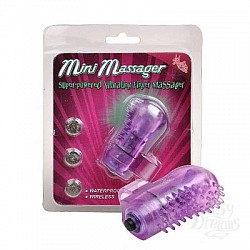 Компактный фиолетовый минивибромассажер Компактный фиолетовый минивибромассажер