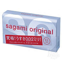  Презервативы Sagami Original 0.02 (6 шт.)