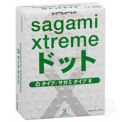  Презервативы Sagami Xtreme SUPER DOTS (3 шт.)