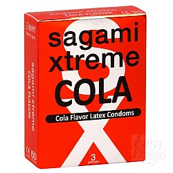  Презервативы Sagami Xtreme COLA (3 шт.)
